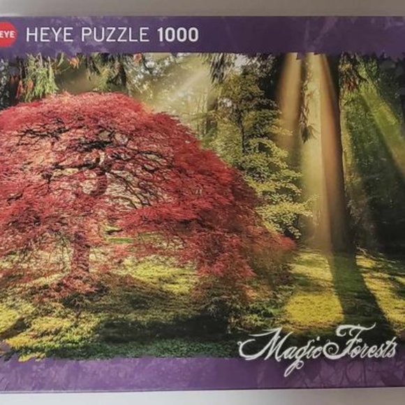 Puzzle box Magic Forests with 1000 pieces - Picture 1 of 4
